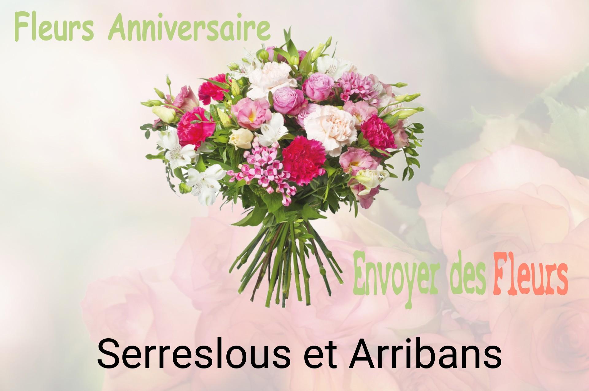 Bouquet de fleurs d’anniversaire livré à Serreslous-et-Arribans