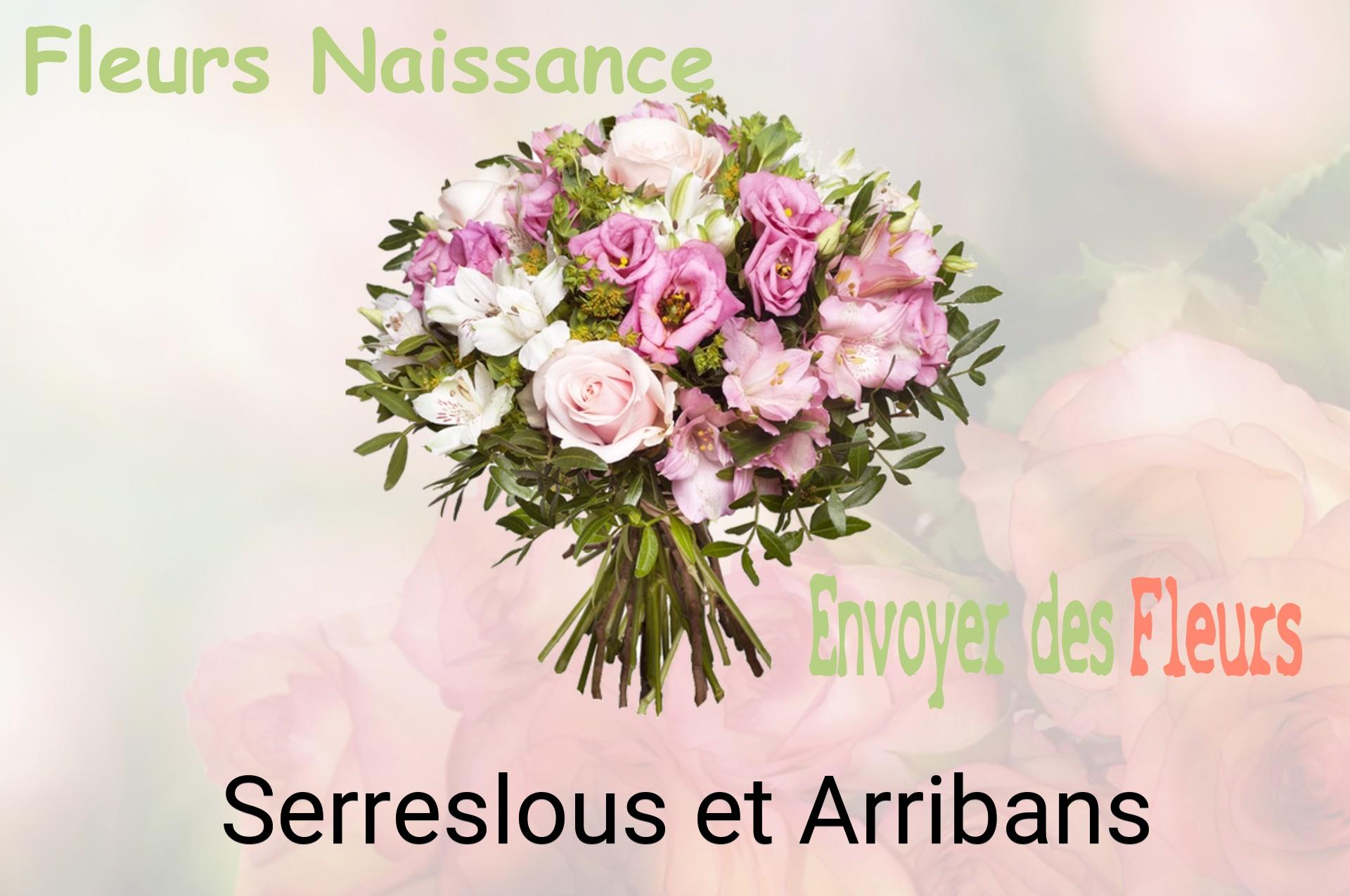 Bouquet de fleurs de naissance livré à Serreslous-et-Arribans
