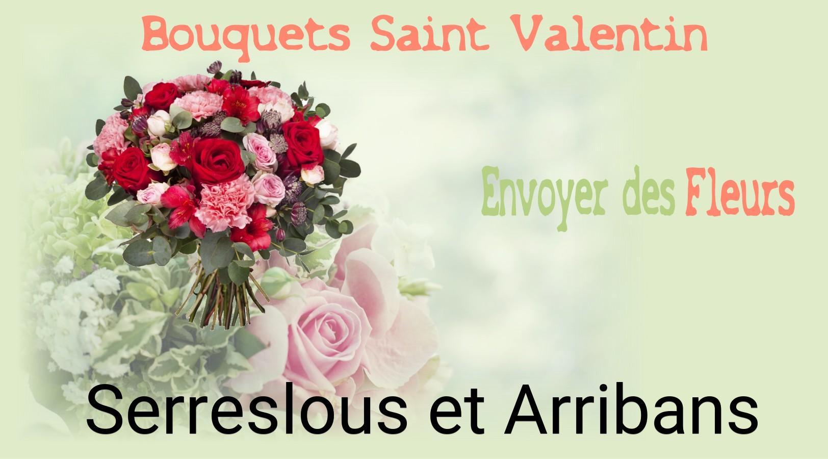 Roses de Saint-Valentin livrées à Serreslous-et-Arribans